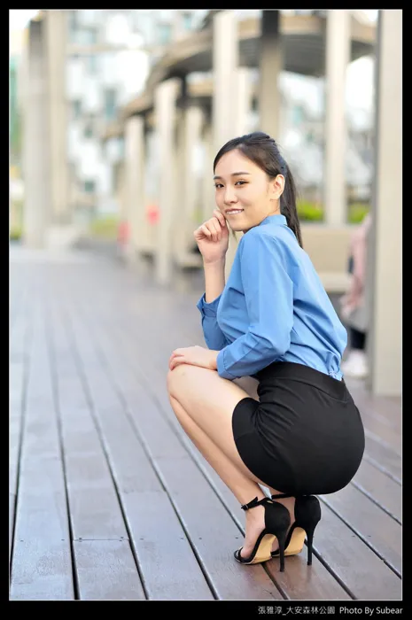 [Mzsock] NO.091 Zhang Yachun, Daan Forest, high heels and beautiful legs, outdoor shot street photography#[54P]-48